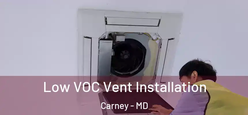  Low VOC Vent Installation Carney - MD